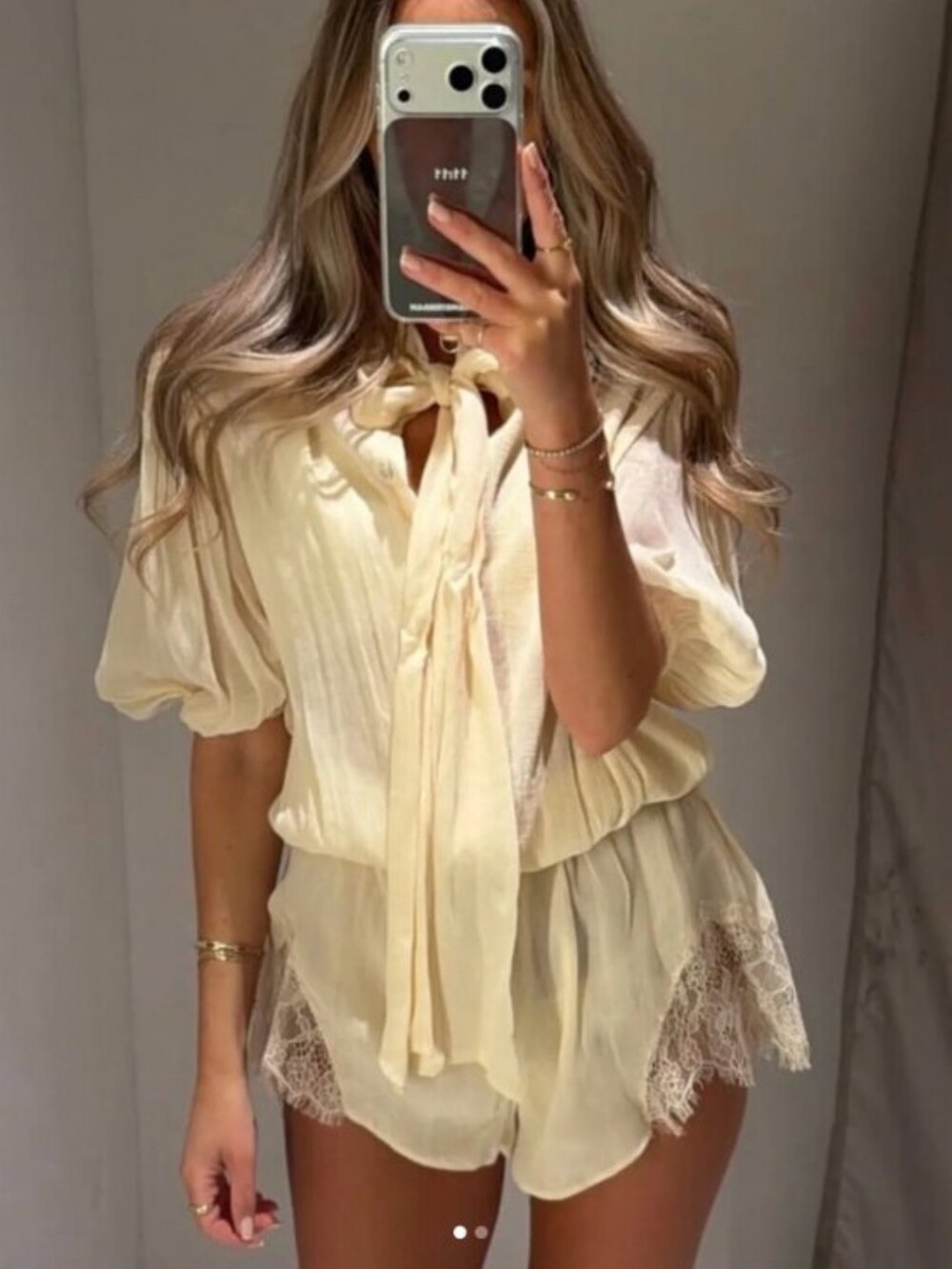 ZARA VIRAL LACE SHORT JUMPSUIT